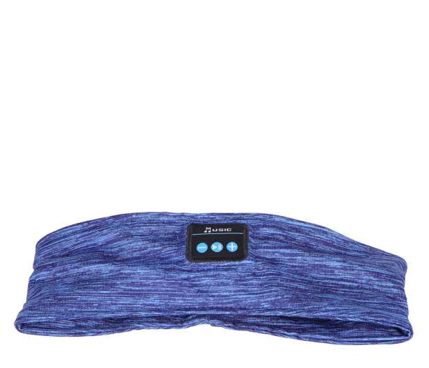 Opaska z wbudowanymi słuchawkami Bluetooth niebieska - 1352014 - zdjęcie 2